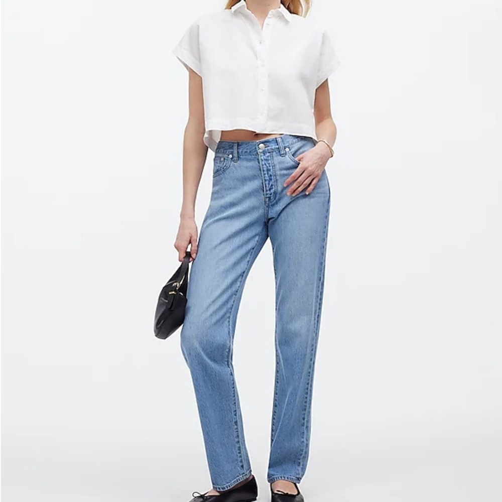 Madewell‎ new Crop Dolman Shirt